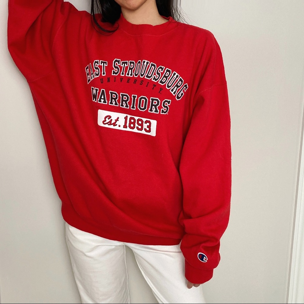 Vintage champion East Stroudsburg warriors hoodie